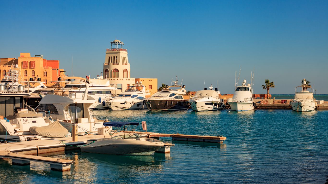 El Gouna Stadttour mit Lagunen, Marina und dem Venedig Ägyptens Flair