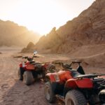 Hurghada Super Safari für Familien in der Wüste bei Sonnenuntergang